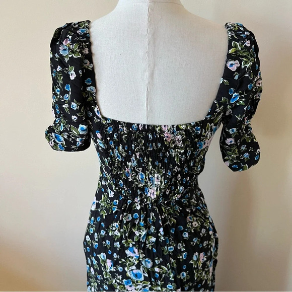 Zara Floral Print Midi Dress floral Multicolor 26044 - Picture 7 of 11